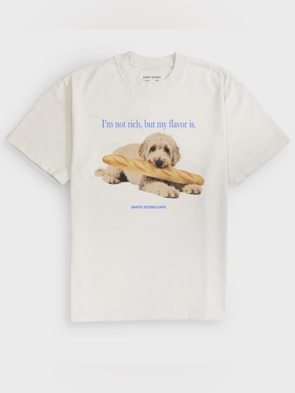 Men’s Santo Studio Cream Dog Graphic Tee
